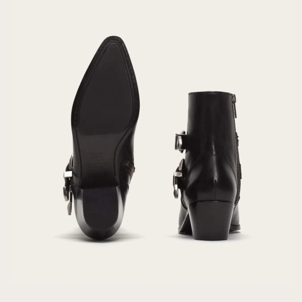 Gorgeous Frye Double-Buckle Booties - Picture 8 of 8